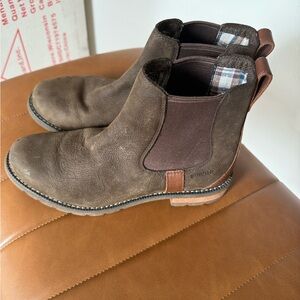 Ariat Dark Brown Leather Ankle Boots